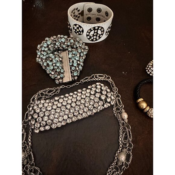 Gorgeous BLINGY lot of 6 assorted jewelry pieces - Picture 7 of 9